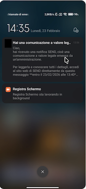 Notifica Push PSP